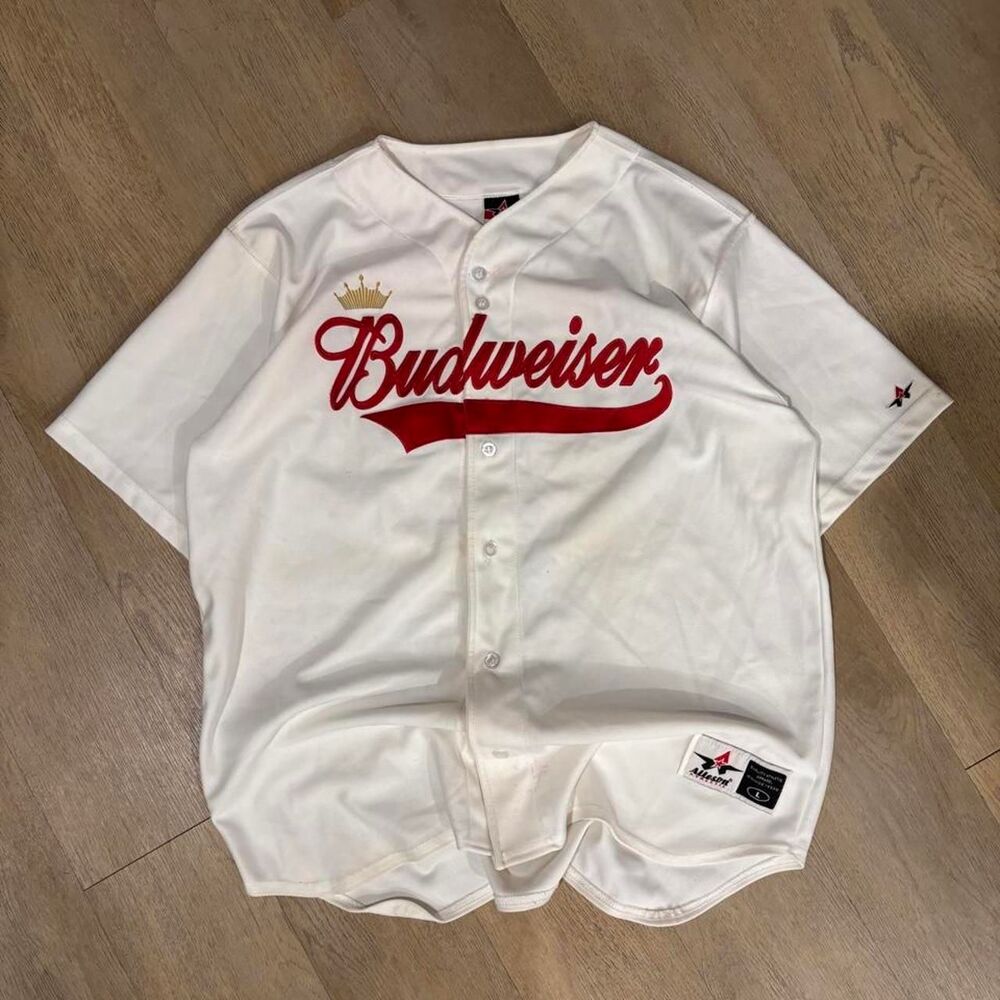 Budweiser Men's White Top
